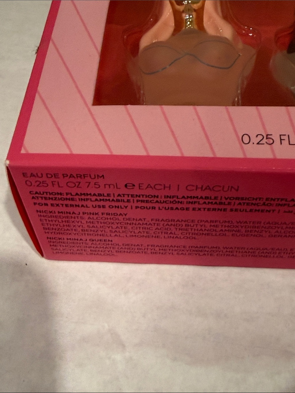 🩵Nicki Minaj Mini Perfume Trio - Pink, Black, White Bottles - Picture 4 of 8